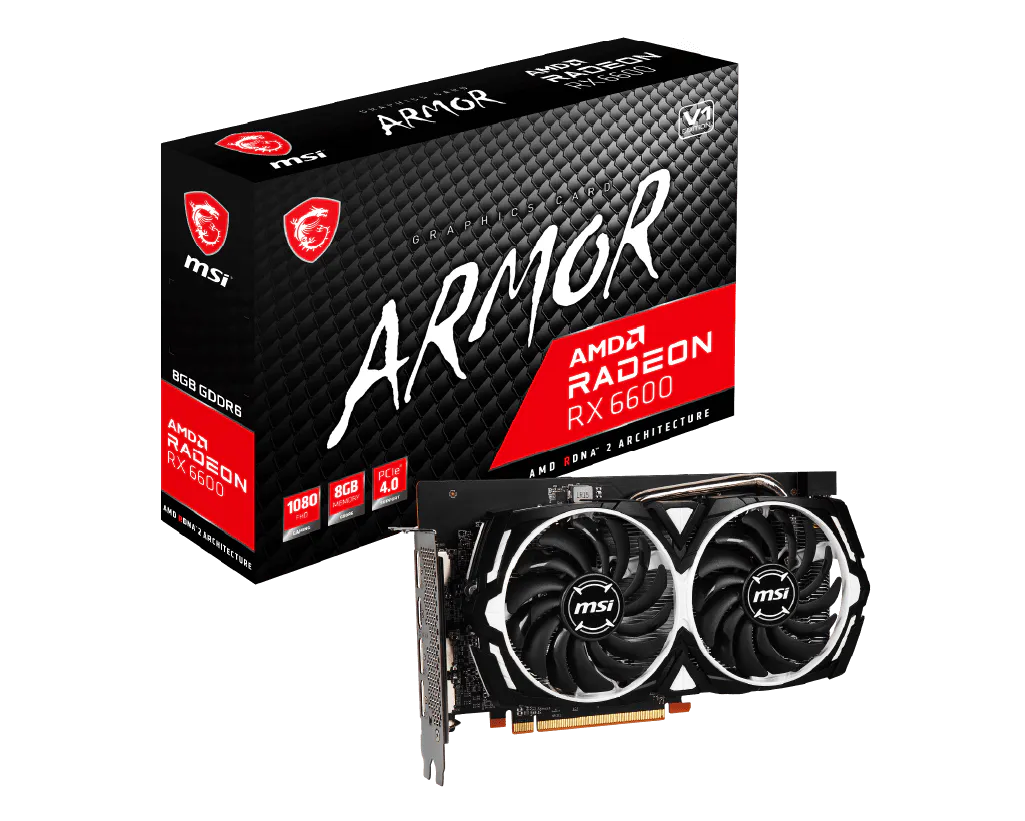 MSI Radeon RX 6600 ARMOR 8G V1